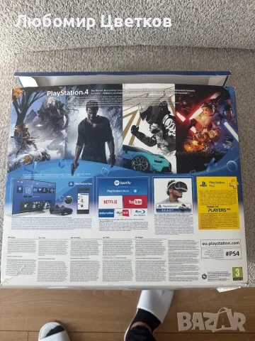 Playstation 4  slim 500 gb jetblack, снимка 5 - PlayStation конзоли - 55466454
