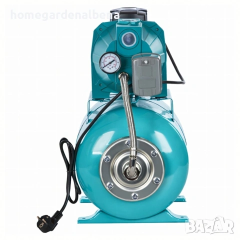 Хидрофорна система 750W 50L помпа с разширителен съд пресостат манометър, снимка 9 - Водни помпи - 54446417