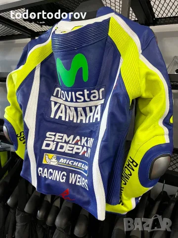 Кожено яке за мотор YAMAHA VR-46 размер 54-L,гърбица,протектори 293.18 лв. / 149.90 €, снимка 4 - Аксесоари и консумативи - 55309684