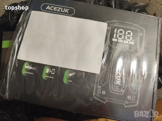 Чисто нов запечатан в целофан стартер за кола AIMAPOW A30 9000A / 2220mAh / 26.64Wh компресор 160psi, снимка 14 - Аксесоари и консумативи - 55382957