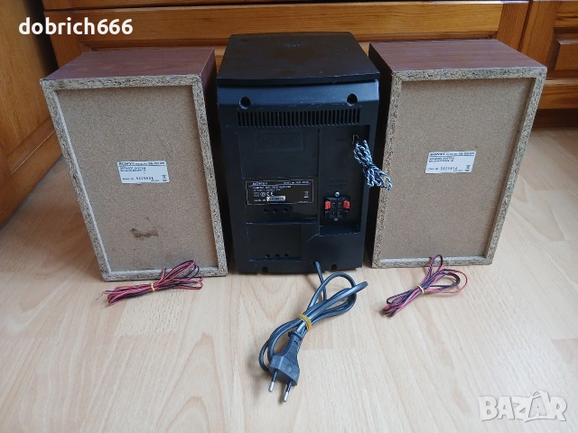 Аудио уредба Sony USB CD FM Aux диск флашка радио с тонколони, снимка 5 - Аудиосистеми - 54004452