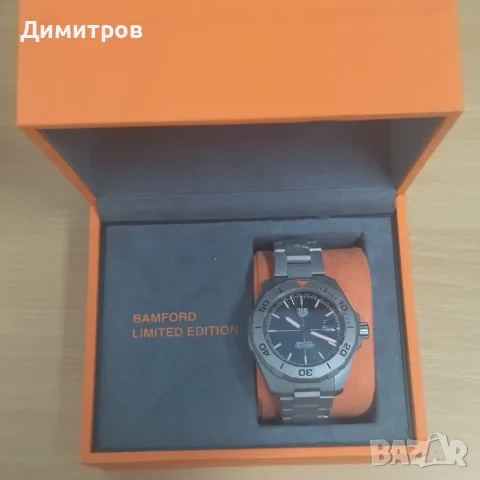 НОВ Tag Hauer Aquaracer Date Bamford, Automatic, Titanium, лимитиран, снимка 2 - Мъжки - 55681522