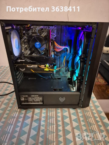 Геймърски компютър гаранция/i5 10400f 16GB,GTX 1070ti 8GB, 480GB SSD HDD 1TB, снимка 2 - Геймърски - 54197721