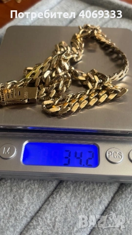 Златен синджир Монако 14 карата, снимка 3 - Колиета, медальони, синджири - 54321043