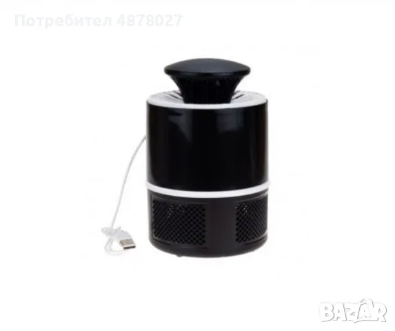 LED лампа против комари с USB захранване / Цвят: Черен / 5V, снимка 2 - Други стоки за дома - 55536436