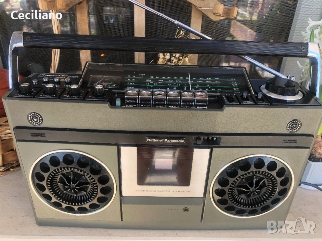National Panasonic RS-466  (Japan-1975) Работещ радиокасетофон !, снимка 8 - Радиокасетофони, транзистори - 53974772