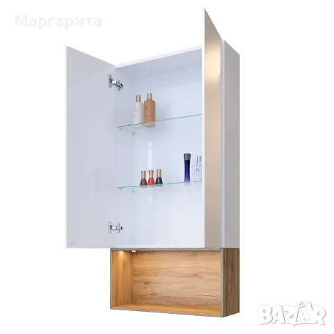 Шкаф Милде – над тоалетна структура за вграждане, снимка 3 - Шкафове - 55408212