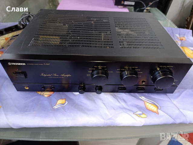 Усилвател Pioneer A-447 , снимка 9 - Ресийвъри, усилватели, смесителни пултове - 54457542