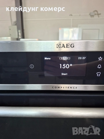 Фурна за вграждане AEG COMPETENCE MAXI PYROLIS мод. BP8306601M 71л. , снимка 2 - Печки, фурни - 54696892