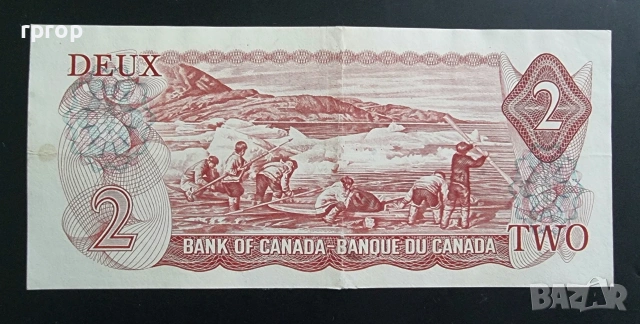 Канада. 2 долара. 1974 година., снимка 2 - Нумизматика и бонистика - 51740154