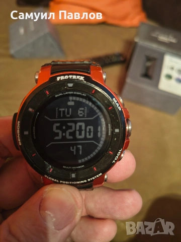 смарт часовник Casio pro trek WSD-F30, снимка 3 - Мъжки - 54899136