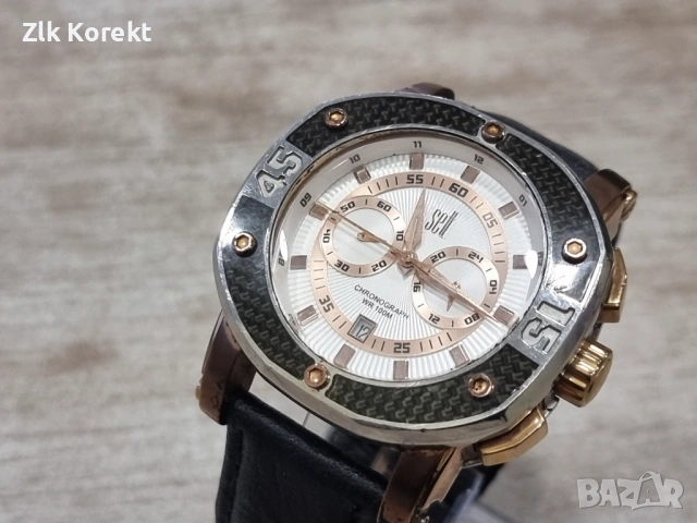 Часовник Visetti Chronograph , снимка 11 - Мъжки - 54312804