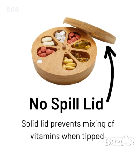 Органайзер за лекарства , снимка 3 - Други стоки за дома - 54130657