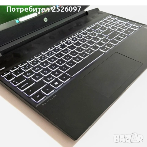 HP Pavilion Gaming 15/i5-9300H/GTX 1650/512GB SSD/Подсветка, снимка 4 - Лаптопи за игри - 54437436