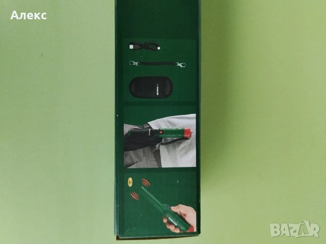 Детектор за метал, водоустойчив пинпойнтер металотърсач PARKSIDE -USB зареждане 3г.гаранция, снимка 6 - Друга електроника - 54369657
