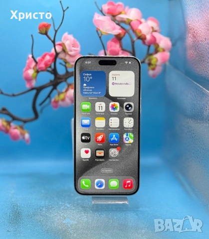Apple iPhone 15 Pro Max, 256GB, 5G, White Titanium  , снимка 3 - Apple iPhone - 54169164