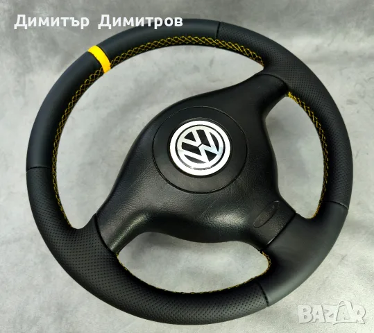 претапициран волан за golf 4,passat,bora,seat, снимка 3 - Части - 55327845