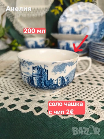 Англия в синьо Johnson brothers , снимка 7 - Чаши - 55287454