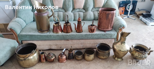 Медни и месингови съдове , снимка 2 - Декорация за дома - 54887093