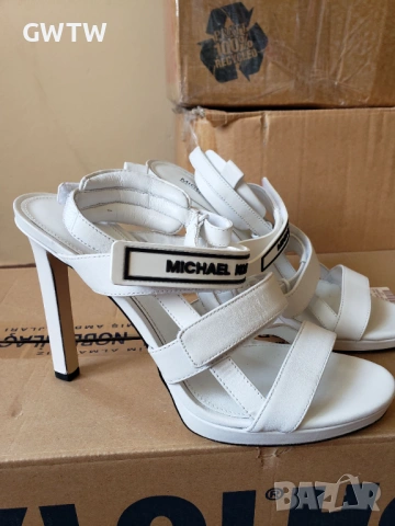 Michael Kors Demi Leather Sandal, естествена кожа, снимка 10 - Сандали - 54185496
