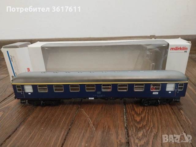 ЖП модел на вагон Marklin 4052 железница, снимка 2 - Колекции - 54017173