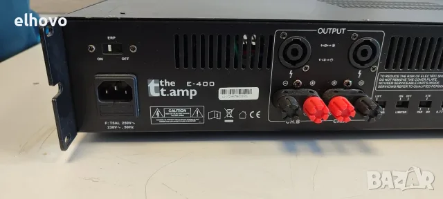 Крайно стъпало The t.amp E-400, снимка 5 - Ресийвъри, усилватели, смесителни пултове - 55584632