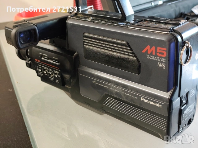 Видеокамера Panasonic NV-M5 VHS, снимка 5 - Плейъри, домашно кино, прожектори - 54700191