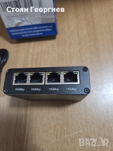 RJ45 мрежов сплитер (Ethernet splitter) с 1 вход и 4 изхода, снимка 2 - Друга електроника - 54461759
