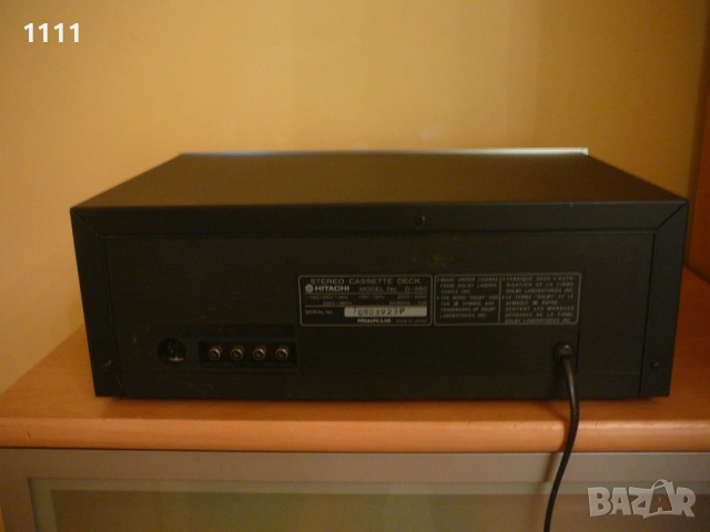 HITACHI D-550, снимка 6 - Ресийвъри, усилватели, смесителни пултове - 54938212