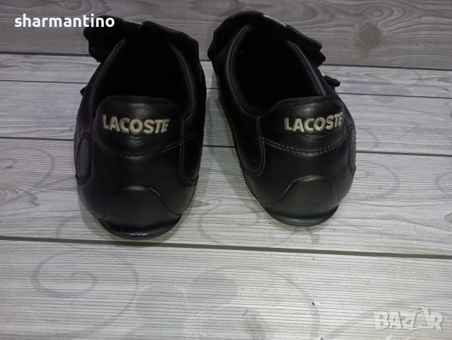 Lacoste кожени сникърси N 42, снимка 3 - Маратонки - 54399411