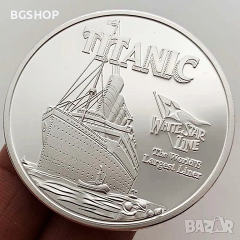 Монета Титаник / Coin Titanic - Silver, снимка 6 - Нумизматика и бонистика - 54946629