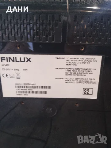Телевизор Finlux  22 инча, Идеално работи.Пергектен, снимка 5 - Телевизори - 55420561