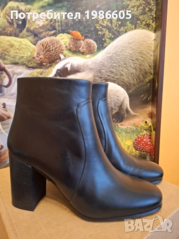 Дамски боти от естествена кожа Sessun, Made in Portugal, 36 номер