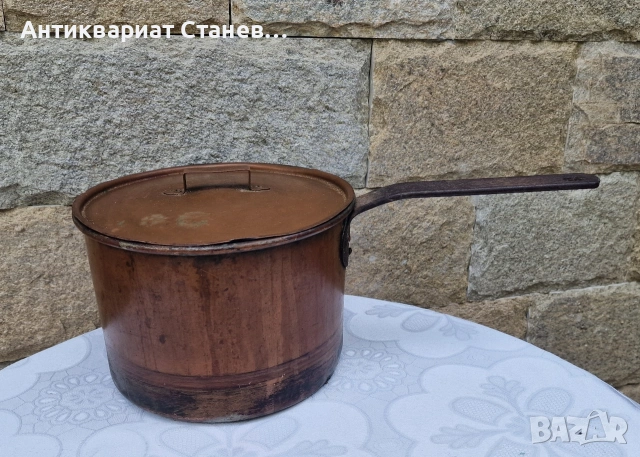 Голамя медна касерола SKULTUNA, снимка 2 - Съдове за готвене - 55159422