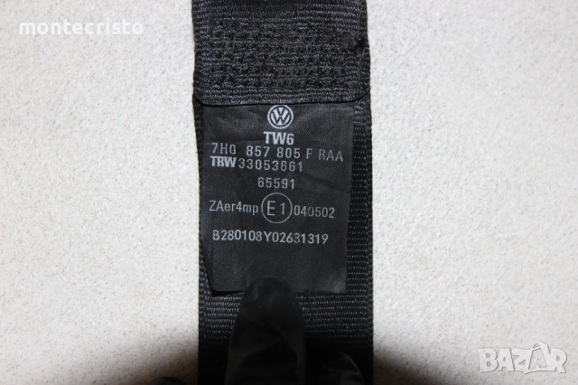 Преден колан VW Transporter T5 (2003-2009г.) предни колани ляв десен 7H0857805F / 7H0857806F  , снимка 4 - Части - 54517050