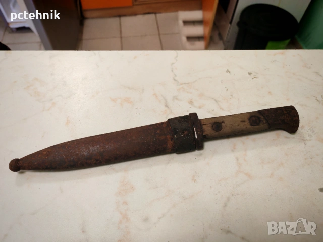 Оригинален немски щик Seitengewehr 84/98 III (Mauser K98, WW2)