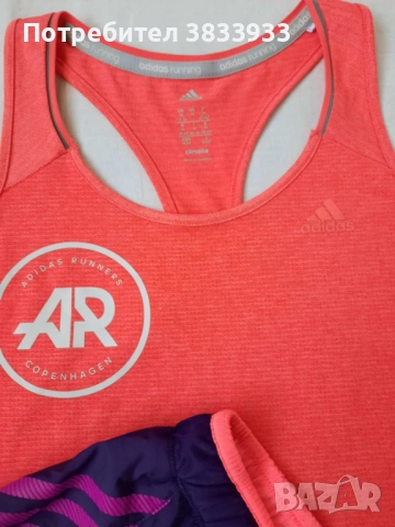 Adidas дамски къси панталони и потник, снимка 4 - Къси панталони и бермуди - 54542924