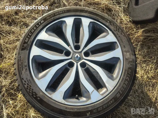 18цола Джанта 5х114,3 за Renault Talisman 7,5J et46 Michelin 245/45/18,
