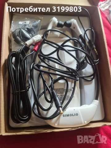 SIMOLIO Wireless TV HeadSet for TV (SM-823D Pro) слушалки, снимка 8 - Слушалки и портативни колонки - 54092151