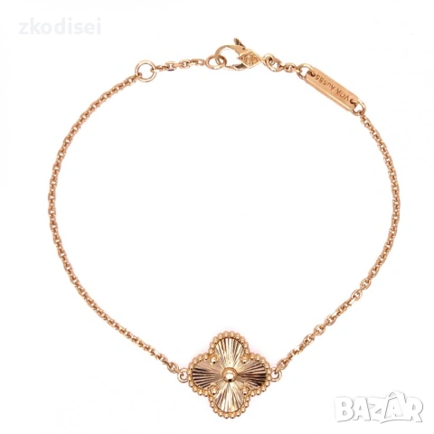Златна дамска гривна Van Cleef 4,36гр. 18,0см. 14кр. проба:585 модел:37761-2