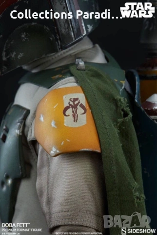 Sideshow Star Wars Boba Fett фигура статуя, снимка 3 - Колекции - 54126364