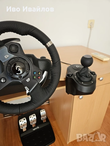 Xbox One X/ Logitech g920 + Shifter, снимка 4 - Xbox конзоли - 55120030
