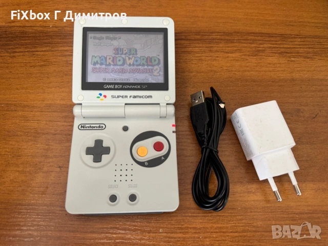 Nintendo GBA SP с Нови панели SNES