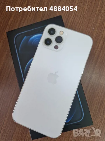 iPhone 12 pro-Silver-256gb/100% battrry health , снимка 2 - Apple iPhone - 55326444