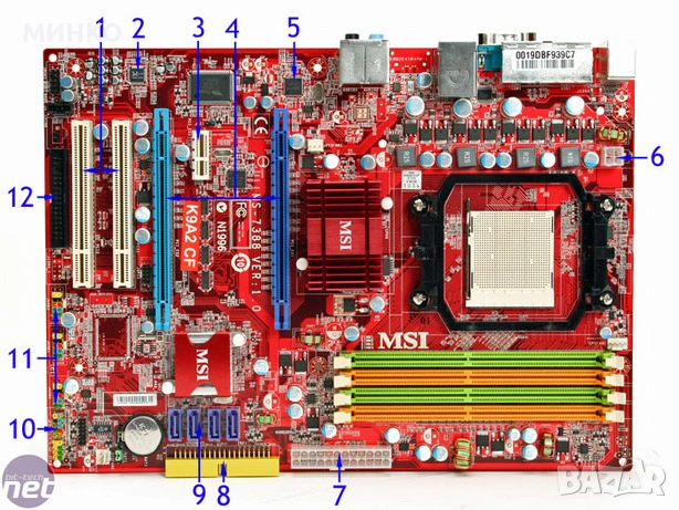 MSI K9A2 CF +CPU, снимка 2 - Дънни платки - 54414234