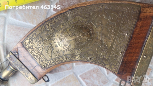 Италианска барутница от 19-ти век, снимка 5 - Антикварни и старинни предмети - 54556011