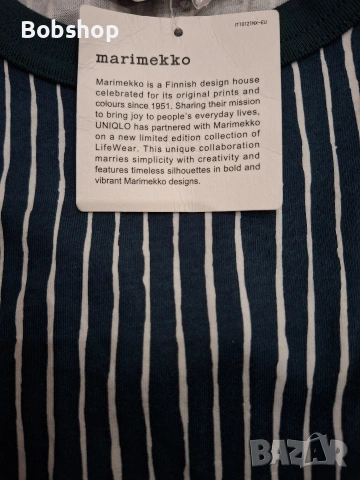 Дамска тениска MARIMEKKO&UNIQLO, снимка 4 - Тениски - 54498269