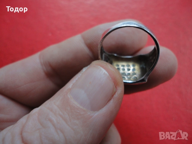 Невероятен сребърен пръстен с камъни , снимка 5 - Пръстени - 54079879