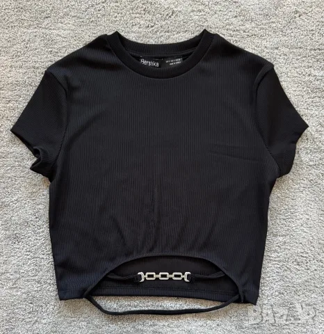 Bershka дънки и блузка, снимка 3 - Детски панталони и дънки - 55494646