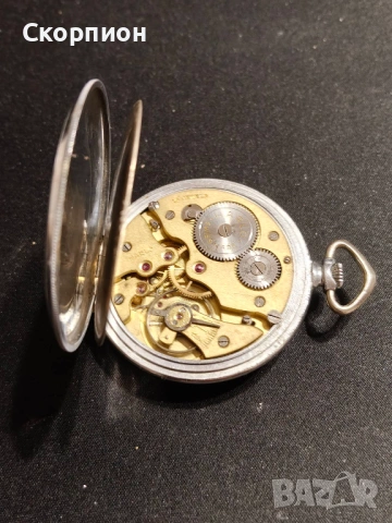 Швейцарски джобен часовник - MARLO - 18 РУБИНА - ПРОМОЦИЯ, снимка 8 - Джобни - 51638180